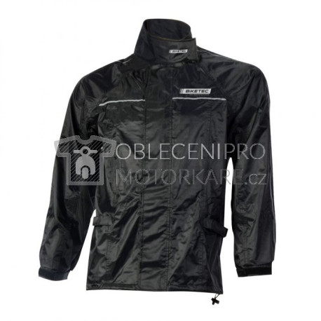 Moto bunda do deště Biketec černá