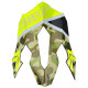 Kšilt JUST1 J12 KOMBAT fluo žlutý
