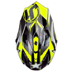 Kšilt JUST1 J32 MOTO X žlutý