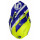 Dětský kšilt JUST1 J32 PRO KICK bílo/modro/žlutý