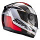 Moto přilba SCORPION EXO-490 TOUR bílo/červená