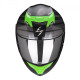 Moto přilba SCORPION EXO-520 AIR SHADE černo/zelená