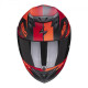 Moto přilba SCORPION EXO-520 AIR COVER matná černo/červená