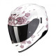 Moto přilba SCORPION EXO-520 AIR TINA perleťově bílo/stříbrná