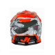 Moto přilba JUST1 J39 KINETIC camo šedo/červeno/fluo oranžová