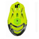 Moto přilba JUST1 J39 KINETIC matná camo červeno/limetkovo/fluo žlutá