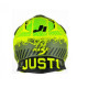 Moto přilba JUST1 J38 MASK matná neonově žluto/černo/zelená