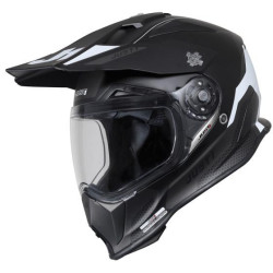 Moto přilba JUST1 J14-F ELITE matná černo/bílá