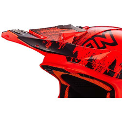 Kšilt SCORPION VX-21 MUDIRT černo/neonově červený