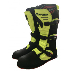 Moto boty FORMA BOULDER černo/neonově žluté