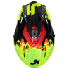 Kšilt JUST1 J38 MASK neonově žluto/červeno/černý
