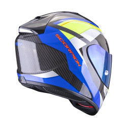 Moto přilba SCORPION EXO-1400 CARBON AIR LEGIONE modro/neonově žlutá