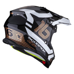 Moto přilba SCORPION VX-16 AIR TUB metalická černo/zlatá
