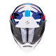 Moto přilba SCORPION ADX-2 CAMINO perleťová bílo/modro/červená