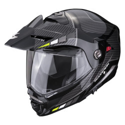 Moto přilba SCORPION ADX-2 CAMINO černo/stříbrno/fluo žlutá