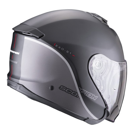 Moto přilba SCORPION EXO-S1 ESSENCE matná černo/stříbrná