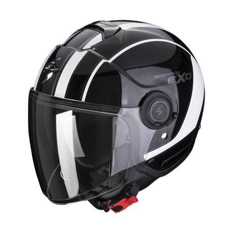Moto přilba SCORPION EXO-CITY SCOOT černo/bílá