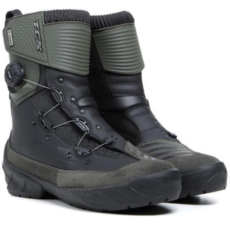 Moto boty TCX INFINITY 3 MID WP černo/zelené