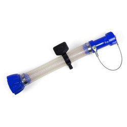 Koncovka s hubicí pro kanystr R15, RTECH (modrá)
