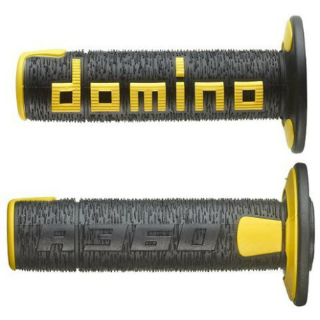 Gripy A360 (offroad) délka 120 mm, DOMINO (černo-žluté)