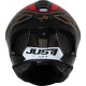 Moto přilba JUST1 J-GPR INSTINCT carbon neonově červená