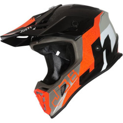 Moto přilba JUST1 J38 KORNER oranžovo/černá