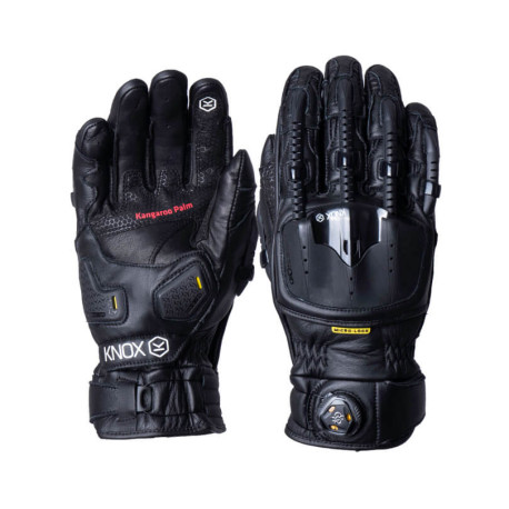 Moto rukavice KNOX Handroid POD krátké černé