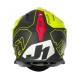Moto přilba JUST1 J18 VERTIGO matná červeno/šedo/fluo žlutá