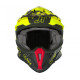 Moto přilba JUST1 J18 VERTIGO matná červeno/šedo/fluo žlutá