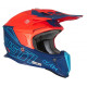 Moto přilba JUST1 J18 VERTIGO matná modro/bílo/fluo oranžová