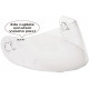HJC plexi HJ-20M Pinlock clear