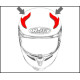 HJC ventilace FG-17 Horní pearl white