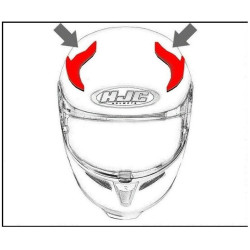 HJC ventilace i40 Horní Remi MC5