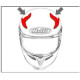 HJC ventilace RPHA 11 CARBON Horní Bleer MC4H