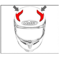 HJC ventilace RPHA 11 CARBON Horní Bleer MC4H