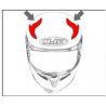 HJC ventilace RPHA 11 CARBON Horní Nakri