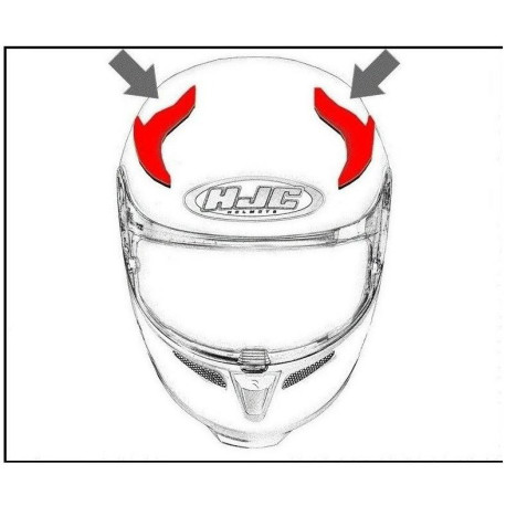 HJC ventilace RPHA 11 Horní Bine MC46HSF