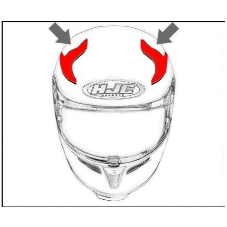 HJC ventilace RPHA 11 Horní Carnage MC1