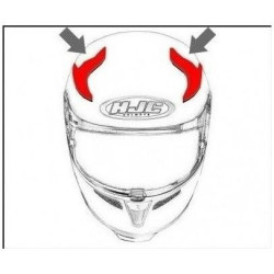 HJC ventilace RPHA 11 Horní Epik Trip MC1SF