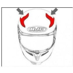 HJC ventilace RPHA 11 Horní Epik Trip MC2SF
