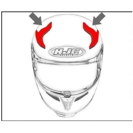 HJC ventilace RPHA 11 Horní Jarban MC1SF