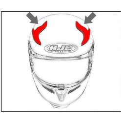 HJC ventilace RPHA 11 Horní Misano MC4H