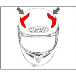 HJC ventilace RPHA 11 Horní Nectus MC1SF