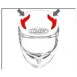 HJC ventilace RPHA 11 Horní Oraiser MC5SF