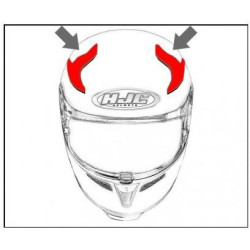 HJC ventilace RPHA 11 Horní pearl white