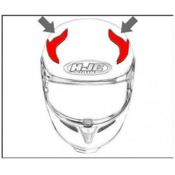 HJC ventilace RPHA 11 Horní semi black