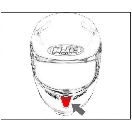 HJC ventilace RPHA 11 Ústní semi titanium