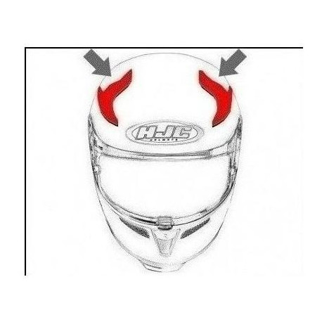 HJC ventilace RPHA 70 Horní Reple MC6HSF