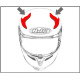 HJC ventilace RPHA MAX EVO Horní dark silver