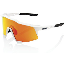 Sluneční brýle SPEEDCRAFT Soft Tact Off White, 100% - USA (HIPER červené sklo)